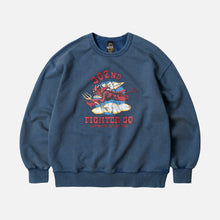 Load image into Gallery viewer, 302ND FIGHTER SQ SWEATSHIRT - WASHED NAVY
