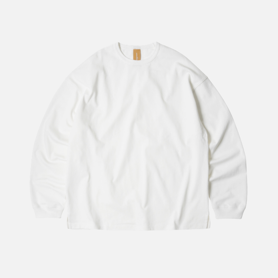 OG DOUBLE RIB L/S T-SHIRT - WHITE - THE GREAT DIVIDE – Frizmworks