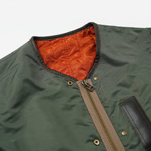 Load image into Gallery viewer, REVERSIBLE MA-1 LINER JACKET - OLIVE