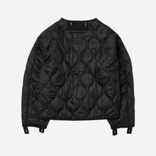 Load image into Gallery viewer, OSCAR SHORT FISHTAIL PARKA JACKET - BLACK
