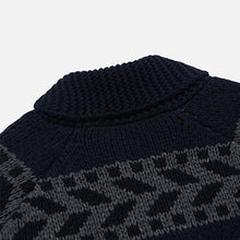 Load image into Gallery viewer, THUNDERBIRD COWICHAN CARDIGAN - NAVY