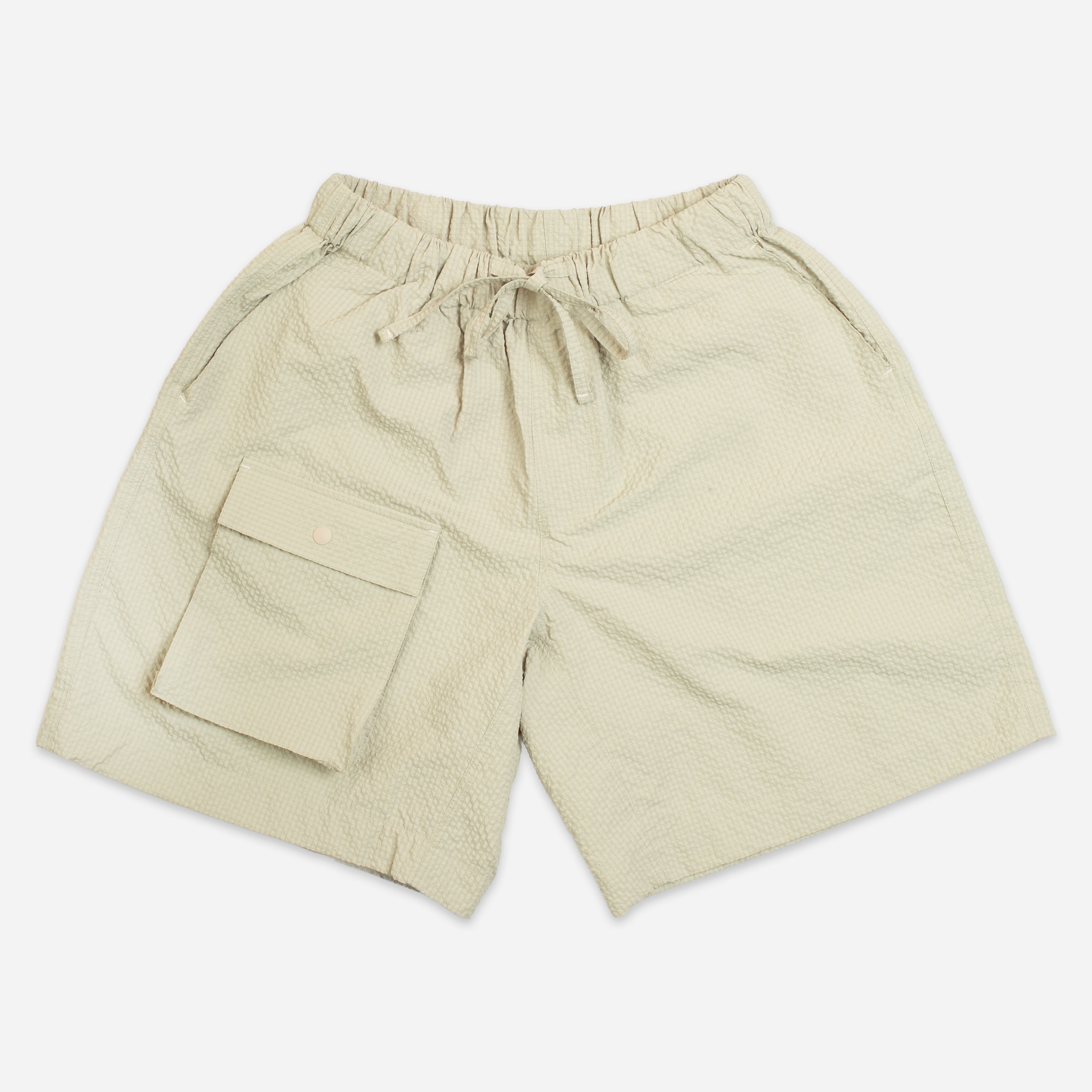COMFORTABLE BANDING SHORT - BEIGE - THE GREAT DIVIDE – Frizmworks