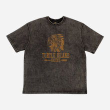 Load image into Gallery viewer, TURTLE ISLAND T-SHIRT - RUSTY BLACK