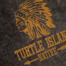 Load image into Gallery viewer, TURTLE ISLAND T-SHIRT - RUSTY BLACK