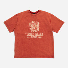 Load image into Gallery viewer, TURTLE ISLAND T-SHIRT - RUSTY RED