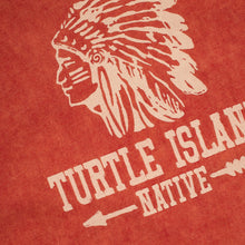 Load image into Gallery viewer, TURTLE ISLAND T-SHIRT - RUSTY RED