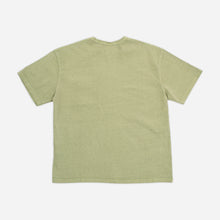 Load image into Gallery viewer, CIGARETTE POCKET PIGMENT DYEING T-SHIRT - GREEN
