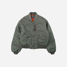 Load image into Gallery viewer, Nylon Flight Jacket - Olive
