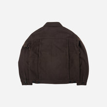 Load image into Gallery viewer, Solid Wool Trucker Jacket - Brown