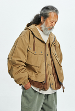 Load image into Gallery viewer, Smock Hooded Parka - Tan