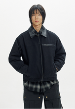 Load image into Gallery viewer, Heavy Canvas Destroyed Work Jacket - Black