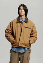 Load image into Gallery viewer, Heavy Canvas Destroyed Work Jacket - Tan
