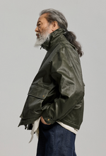 Load image into Gallery viewer, Waxed Cotton Heritage Hunting Jacket - Olive Brown