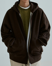 Load image into Gallery viewer, OG BOCACI HEAVYWEIGHT HOOD ZIPUP PARKA - DARK BROWN