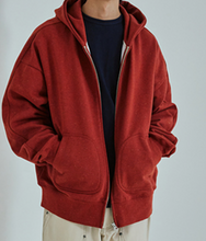 Load image into Gallery viewer, OG BOCACI HEAVYWEIGHT HOOD ZIPUP PARKA - BRICK