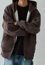 Load image into Gallery viewer, OG BOCACI HEAVYWEIGHT HOOD ZIPUP PARKA - COCOA