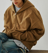 Load image into Gallery viewer, OG BOCACI HEAVYWEIGHT HOOD ZIPUP PARKA - CAMEL