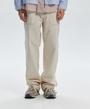 Load image into Gallery viewer, CP WIDE DENIM PANTS - NATURAL