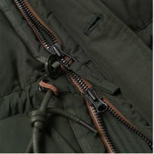 Load image into Gallery viewer, KARAKORAM DOWN PARKA JACKET - DARK GREEN