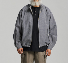 Load image into Gallery viewer, BUDDY CHECK HARRINGTON JACKET - SEA BLUE