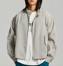 Load image into Gallery viewer, BUDDY CHECK HARRINGTON JACKET - SKY BLUE
