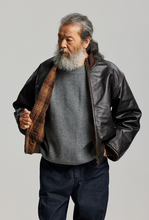 Load image into Gallery viewer, Patina Cowhide Tanker Jacket - Washed Brown