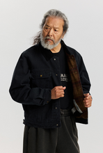 Load image into Gallery viewer, Heavy Canvas Storm Trucker Jacket - Black