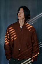 Load image into Gallery viewer, Wool Flight Jacket - Maple