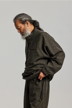 Load image into Gallery viewer, Wool Half Pullover - Forest Black