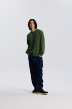 Load image into Gallery viewer, Cover Stitch Vintage Sweatshirt - Green