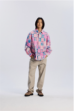 Load image into Gallery viewer, Madras Patchwork Relaxed Shirt - Pink