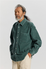 Load image into Gallery viewer, Pigment 8W Corduroy Shirt - Mint