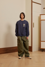 Load image into Gallery viewer, Twill Cargo Balloon Pants - Olive