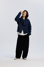 Load image into Gallery viewer, Corduroy Balloon Pants - Black