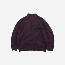 Load image into Gallery viewer, Vintage Dyeing Half Zip Sweat - Vintage Purple