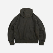 Load image into Gallery viewer, VINTAGE DYEING HOODED ZIP PARKA - BLACK/BROWN