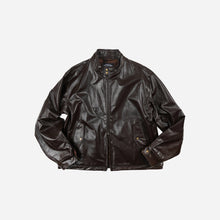 Load image into Gallery viewer, Waxed Cowhide Buddy Harrington Jacket - Brown