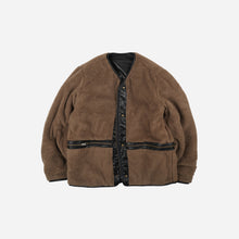 Load image into Gallery viewer, Waxed Cowhide Reversible Liner Jacket - Black