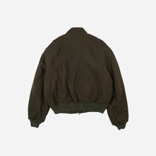 Load image into Gallery viewer, Wool Flight Jacket - Moss Green