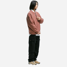 Load image into Gallery viewer, WOOL DECK ZIP UP CARDIGAN - OATMEAL