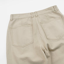 Load image into Gallery viewer, ARMY DENIM FATIGUE PANTS - BEIGE