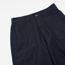 Load image into Gallery viewer, ARMY DENIM FATIGUE PANT - INDIGO