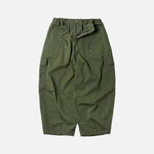 Load image into Gallery viewer, TWILL CARGO BALLOON PANTS - OLIVE