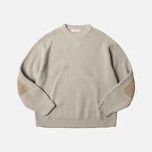 Load image into Gallery viewer, PATCH ROUND PULLOVER KNIT - OATMEAL