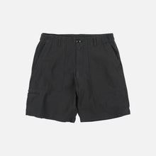 Load image into Gallery viewer, BACKSATIN ESSENTIAL FATIGUE SHORTS - BLACK