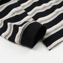 Load image into Gallery viewer, BLOCK STRIPE L/S T-SHIRT - BLACK