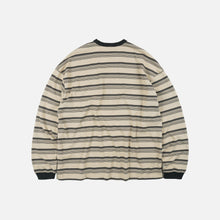 Load image into Gallery viewer, BLOCK STRIPE L/S T-SHIRT - MUD
