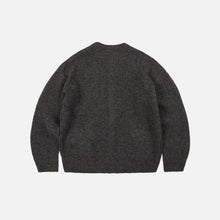 Load image into Gallery viewer, Brushed Wool Round Cardigan - Brown