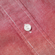 Load image into Gallery viewer, Cigarette Pocket Chambray Shirt - Red