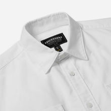 Load image into Gallery viewer, CIGARETTE POCKET CHAMBRAY SHIRT - WHITE